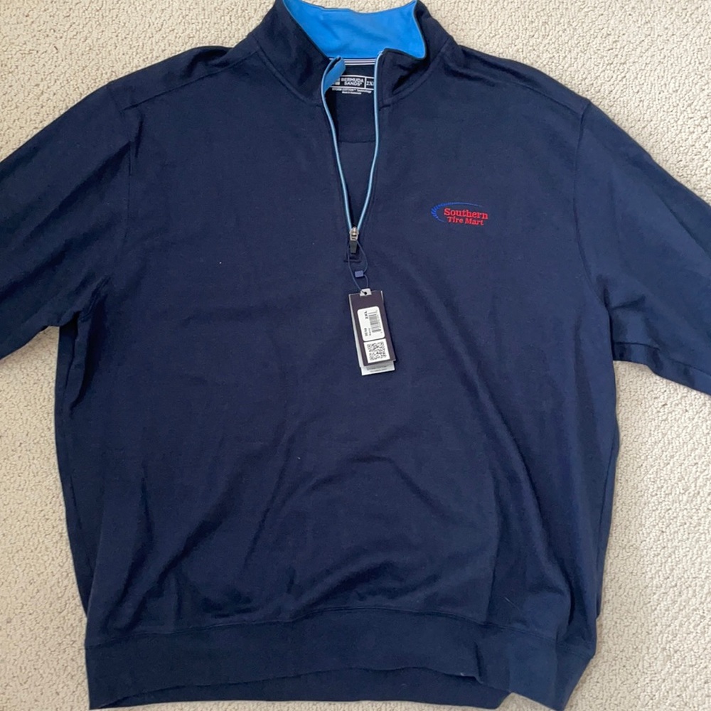 Navy Blue 1/4 Zip Sweater